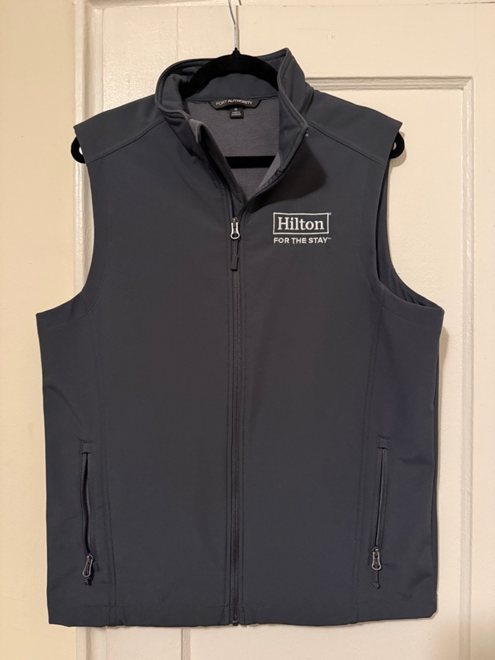 Hilton “For The Stay” Port Authority Softshell Vest – Gray (Size M)
